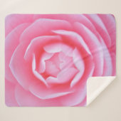 Rosa Rose (Mittel) Sherpadecke (Vorderseite (Horizontal))