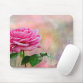 Rosa Rose Mousepad (Mit Mouse)