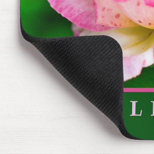 Rosa Rose Mousepad (Ecke)