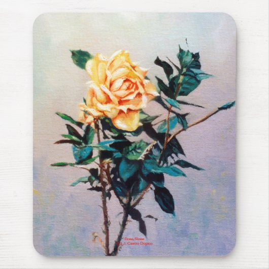 Rosa/Rose Mousepad (Vorne)