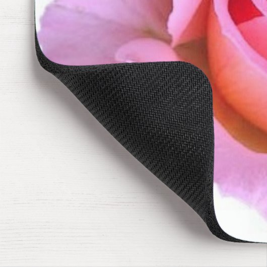 rosa Rose mousepad (Ecke)