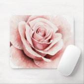 Rosa Rose Mousepad (Mit Mouse)