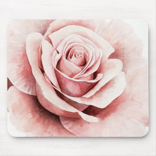 Rosa Rose Mousepad (Vorne)