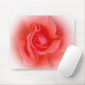 Rosa Rose Mousepad (Mit Mouse)