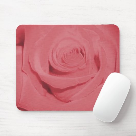 Rosa Rose Mousepad (Mit Mouse)