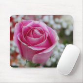 Rosa Rose Mousepad (Mit Mouse)