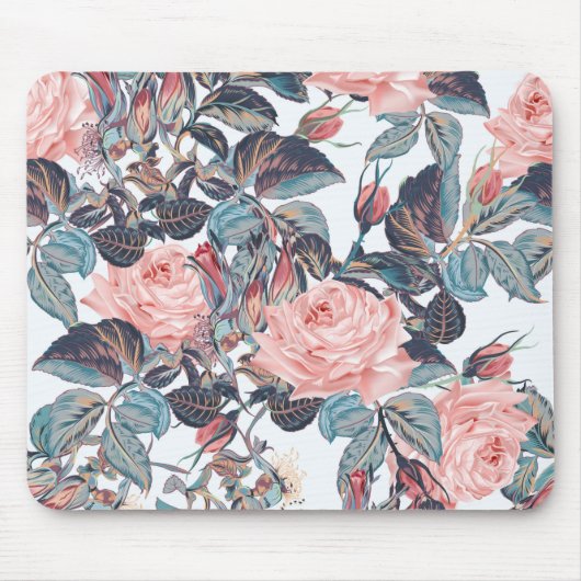 rosa Rose Mousepad (Vorne)