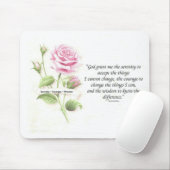 Rosa Rose Mousepad SP (Mit Mouse)