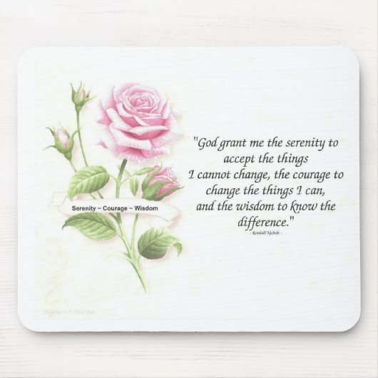 Rosa Rose Mousepad SP (Vorne)