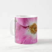 Rosa Rose nach oben nah Kaffeetasse (Vorderseite Links)