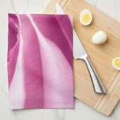 Rosa Rose nach Perfektion geklappt - Handtuch (Viertel Falte)