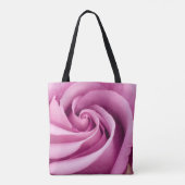 Rosa Rose nach Perfektion geklappt Tasche (Rückseite)