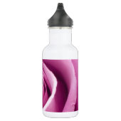 Rosa Rose nach Perfektion geklappt Trinkflasche (Rechts)