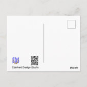 Rosa Rose Nah Up Danke Postcard Postkarte (Rückseite)