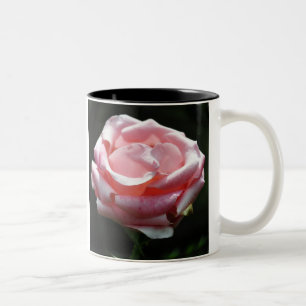 Rosa Rose Nah-up Zweifarbige Tasse