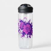 Rosa Rose Nahtlos Trinkflasche (Vorderseite)