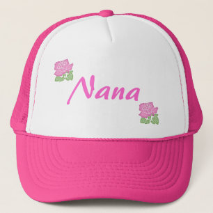 Rosa Rose Nana Hat anpassbar Truckerkappe
