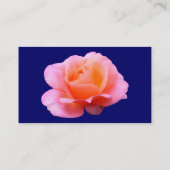 Rosa Rose - Navy Blue Visitenkarte (Rückseite)