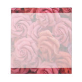 Rosa Rose Notizblock (Vorderseite)