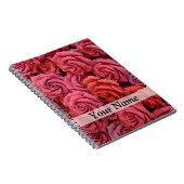 Rosa Rose Notizblock (Rechte Seite)