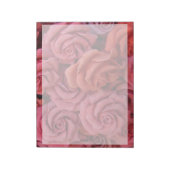 Rosa Rose Notizblock (Rotiert)