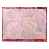 Rosa Rose Notizblock (Vorderseite)