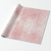Rosa Rose Paint Blush White Shiny Glass Aquarell Geschenkpapier (Ungerollt)