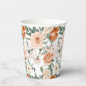 Rosa-Rose Pappbecher (Rechts)