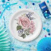 Rosa Rose Pappteller (Party)