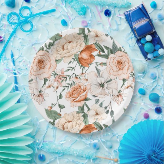 Rosa-Rose Pappteller (Party)