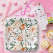 Rosa-Rose Pappteller (Party)