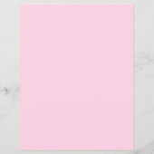 Rosa Rose Personalisiert BEHALTEN CALM und Ihr Tex Flyer (Hinten)