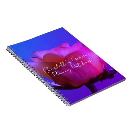 Rosa Rose Personalizable-Notebook Notizblock (Rechte Seite)