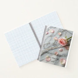 Rosa Rose Petals Notebook Notizblock