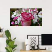 Rosa Rose Poster (Heimbüro)
