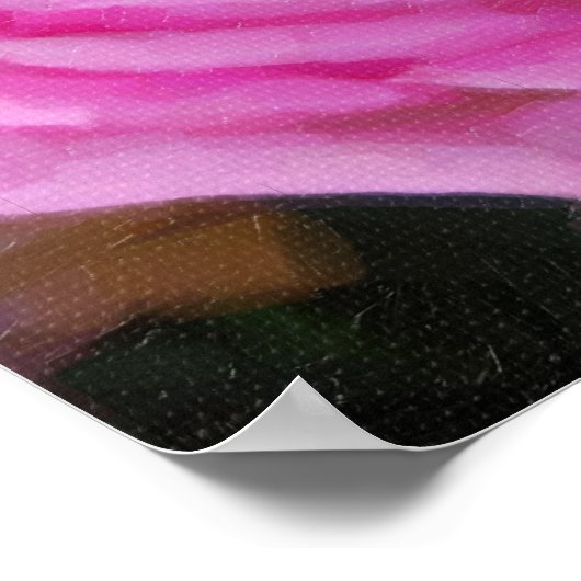 Rosa Rose Poster (Ecke)