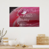Rosa Rose Poster (Küche)
