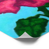 Rosa Rose Poster (Ecke)