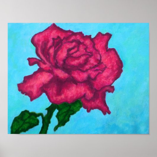 Rosa Rose Poster (Vorne)