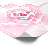 Rosa Rose Poster (Ecke)