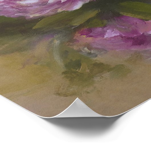 Rosa Rose Poster (Ecke)