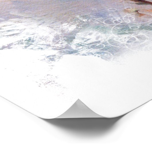 Rosa/Rose Poster (Ecke)