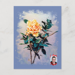 Rosa/Rose Postkarte