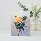 Rosa/Rose Postkarte (Stehend Vorderseite)