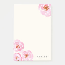 Rosa Rose Print Post-it Klebezettel