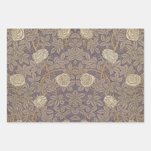 Rosa Rose Reben Geschenkpapier Set (Vorderseite 3)