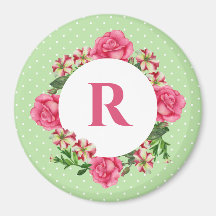 Rosa Rose Red Petunia Polka Dots
