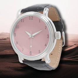 Rosa Rose Rosa Farbe | Classic | elegant Armbanduhr