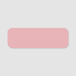 Rosa Rose Rosa Farbe | Classic | elegant Namensschild