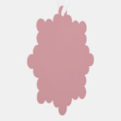 Rosa Rose Rosa Farbe | Classic | elegant Ornament Karte (Rechts)